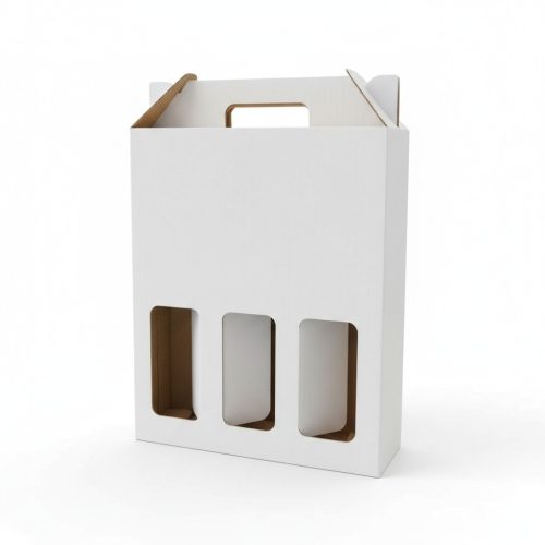 Kartondoboz boros 3 fehér