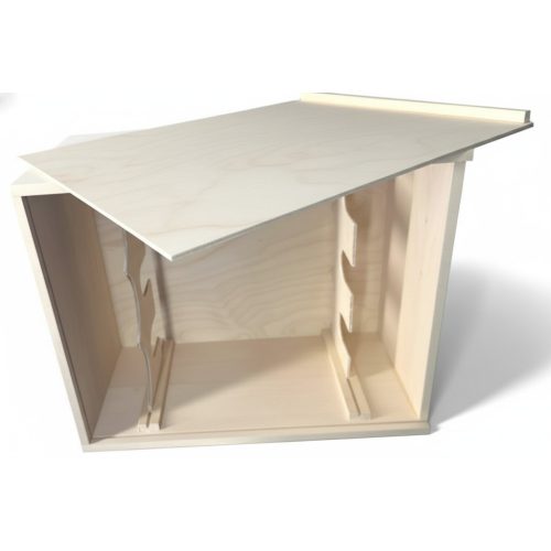 Borospalacktartó fadoboz 6-os b,bl toló