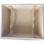 Borospalacktartó fadoboz 6-os b,bl toló