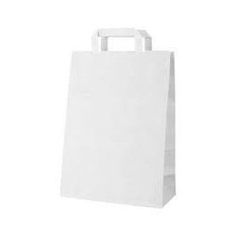 Borospalack tartó papírtáska fehér 2-es