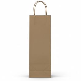 Borospalack tartó papírtáska Barna 1-es