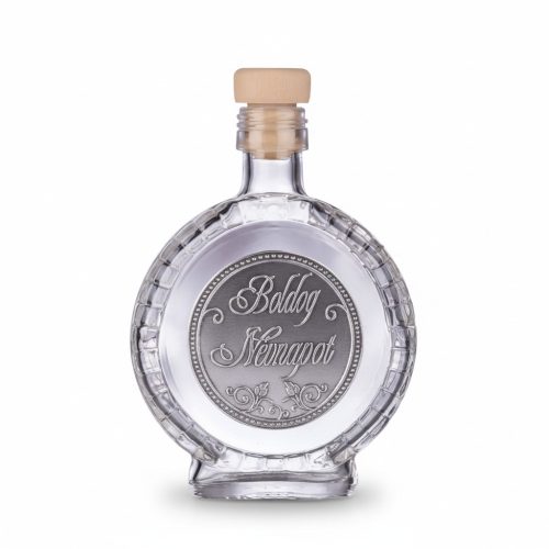 Ón címkés palack kulacs Boldog Névnapot 0,1 L