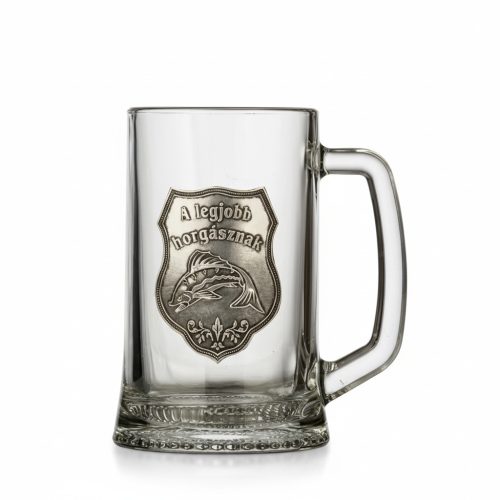 Ón címkés pohár korsó l. Horgász