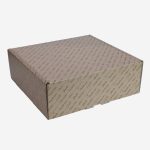 Ajándékdoboz Köszönöm felirattal barna L001